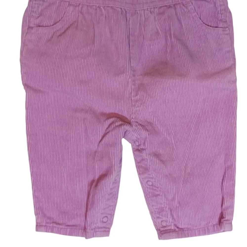OshKosh B'gosh Lavender Purple Corduroy Overalls 6-9 Mos